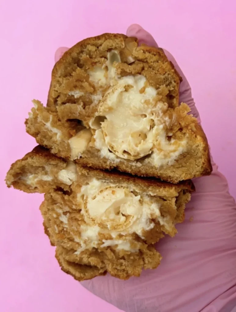 RaffaCoco, cookie coupé au cœur fondant coco