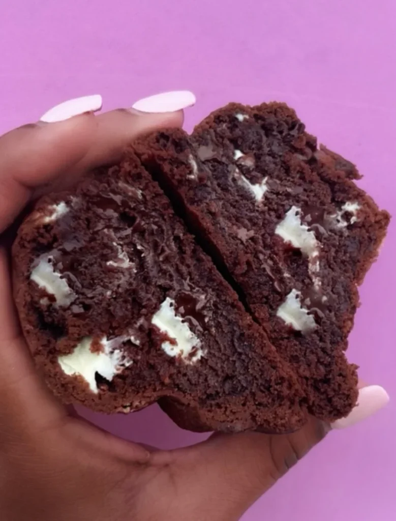 Cookies Paradise – trois chocolats coupe